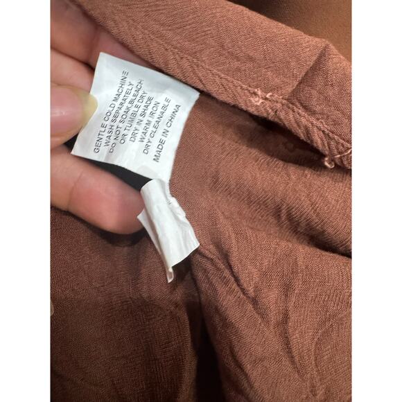 Dissh Chocolate Spice cutout Midi SunDress UK 10/ US 6 - Picture 9 of 11